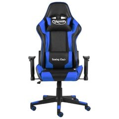 vidaXL datorspēļu krēsls, grozāms, zils, PVC цена и информация | Офисные кресла | 220.lv