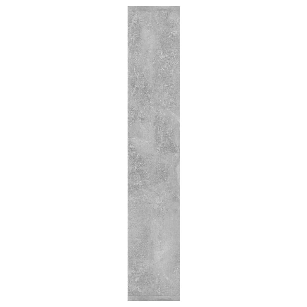vidaXL sienas plaukts, betona pelēks, 36x16x90 cm, skaidu plāksne цена и информация | Plaukti | 220.lv