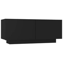 vidaXL TV skapītis, 100x35x40 cm, melns, skaidu plāksne cena un informācija | TV galdiņi | 220.lv