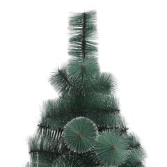 vidaXL mākslīgā Ziemassvētku egle ar statīvu, zaļa, 180 cm, PET цена и информация | Искусственные елки | 220.lv