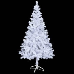 vidaXL mākslīgā Ziemassvētku egle ar LED, rotājumiem, 120 cm, 230 zari cena un informācija | Mākslīgās egles, vainagi, statīvi | 220.lv