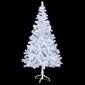 vidaXL mākslīgā Ziemassvētku egle ar LED, rotājumiem, 150 cm, 380 zari cena un informācija | Mākslīgās egles, vainagi, statīvi | 220.lv