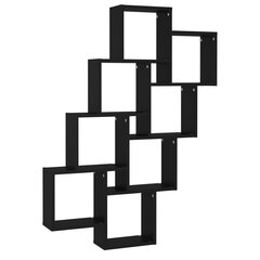 vidaXL sienas plaukts, melns, 90x15x119 cm, skaidu plāksne цена и информация | Полки | 220.lv