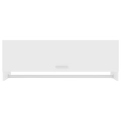vidaXL skapis, balts, 100x32,5x35 cm, skaidu plāksne cena un informācija | Skapji | 220.lv