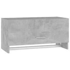 vidaXL skapis, betona pelēks, 70x32,5x35 cm, skaidu plāksne cena un informācija | Skapji | 220.lv