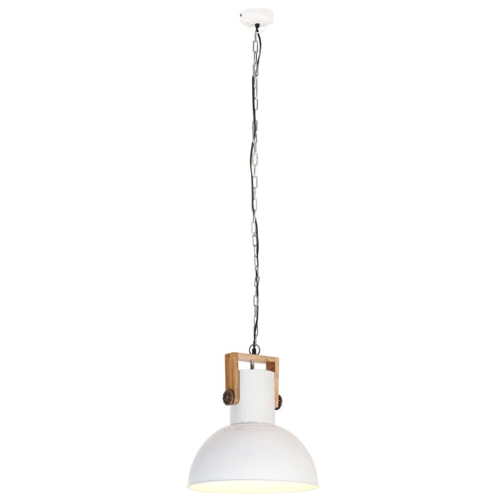vidaXL griestu lampa, industriāls dizains, balta, 25 W, 42 cm, E27 cena un informācija | Piekaramās lampas | 220.lv