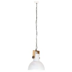 vidaXL griestu lampa, industriāls dizains, balta, 25 W, 32 cm, E27 цена и информация | Настенный/подвесной светильник Eye Spot 11 BL, чёрный | 220.lv