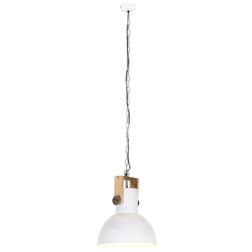vidaXL griestu lampa, industriāls dizains, balta, 25 W, 32 cm, E27 cena un informācija | Piekaramās lampas | 220.lv