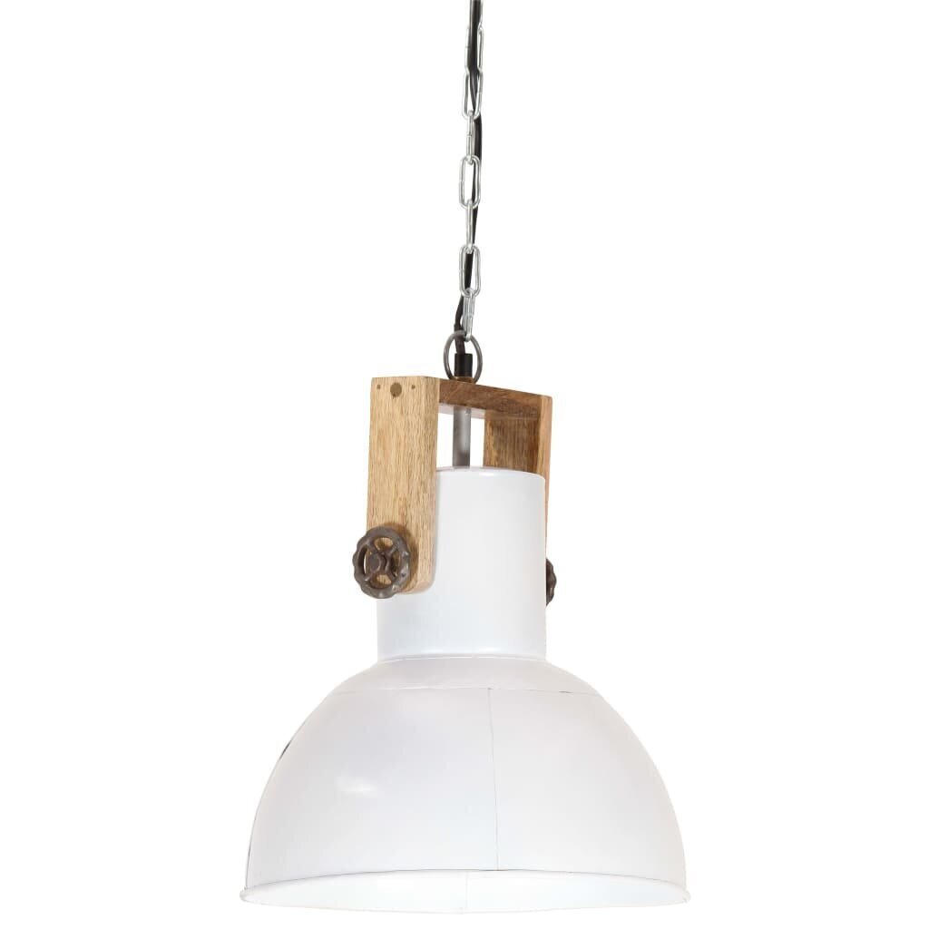 vidaXL griestu lampa, industriāls dizains, balta, 25 W, 32 cm, E27 cena un informācija | Piekaramās lampas | 220.lv