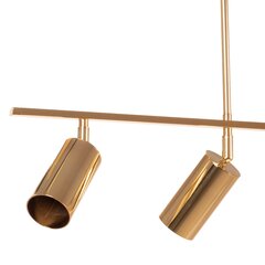 Piekaramā lampa Cylinder 5, Gold цена и информация | Люстры | 220.lv
