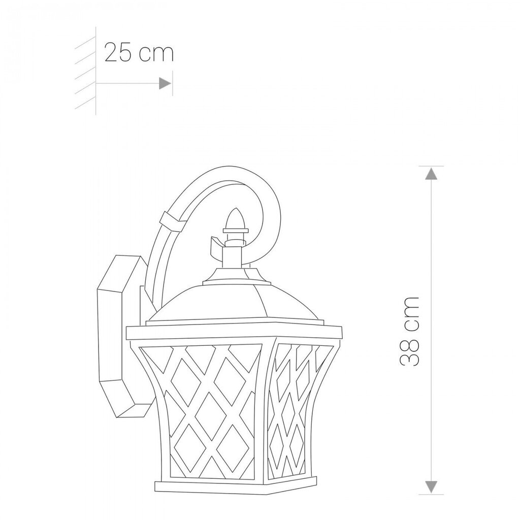 Nowodvorski Lighting sienas lampa Tay 5292 цена и информация | Sienas lampas | 220.lv