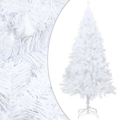 vidaXL mākslīgā Ziemassvētku egle ar LED un rotājumiem, 120 cm, PVC цена и информация | Искусственные елки | 220.lv