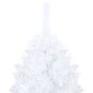 vidaXL mākslīgā Ziemassvētku egle ar LED un rotājumiem, 120 cm, PVC cena un informācija | Mākslīgās egles, vainagi, statīvi | 220.lv