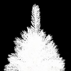 vidaXL mākslīgā Ziemassvētku egle ar LED un bumbiņām, balta, 150 cm цена и информация | Искусственные елки | 220.lv
