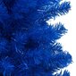 vidaXL mākslīgā Ziemassvētku egle ar LED un bumbiņām, 120 cm, PVC cena un informācija | Mākslīgās egles, vainagi, statīvi | 220.lv