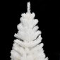 vidaXL mākslīgā Ziemassvētku egle ar LED un bumbiņām, balta, 65 cm cena un informācija | Mākslīgās egles, vainagi, statīvi | 220.lv