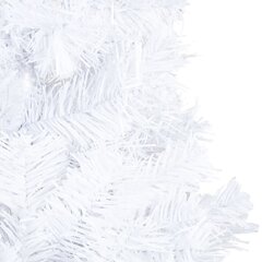 vidaXL mākslīgā Ziemassvētku egle ar LED un bumbiņām, 120 cm, PVC cena un informācija | Mākslīgās egles, vainagi, statīvi | 220.lv
