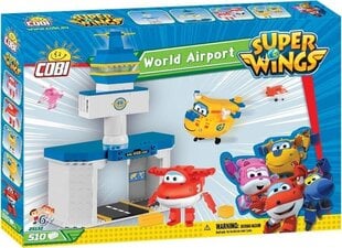 Cobi Super Wings World Airport Jett + Donnie cena un informācija | Konstruktori | 220.lv