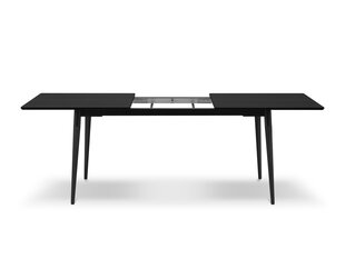Paplašināms galds Intereurs86 Claude 120x80 cm, melns cena un informācija | Virtuves galdi, ēdamgaldi | 220.lv