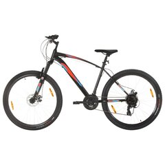 vidaXL kalnu velosipēds, 21 ātrums, 29'', 48 cm rāmis, melns цена и информация | Велосипеды | 220.lv