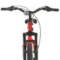 vidaXL kalnu velosipēds, 21 ātrums, 27,5'', 38 cm, sarkans cena un informācija | Velosipēdi | 220.lv