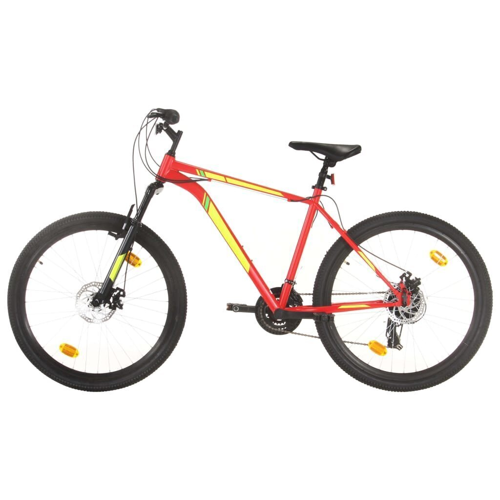 vidaXL kalnu velosipēds, 21 ātrums, 27,5'', 42 cm, sarkans цена и информация | Velosipēdi | 220.lv