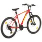 vidaXL kalnu velosipēds, 21 ātrums, 27,5'', 50 cm, sarkans cena un informācija | Velosipēdi | 220.lv