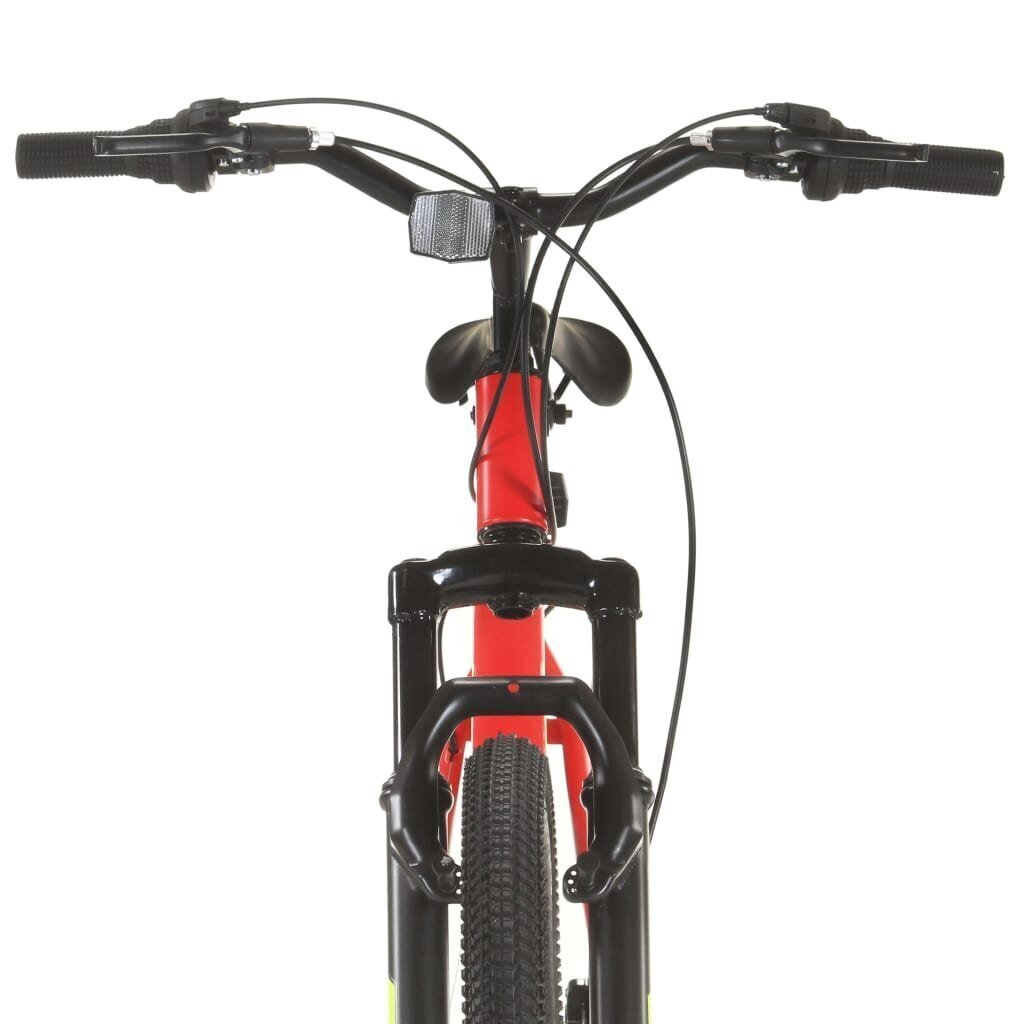 vidaXL kalnu velosipēds, 21 ātrums, 27,5'', 50 cm, sarkans cena un informācija | Velosipēdi | 220.lv