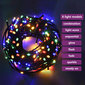 vidaXL gaismas virtene ar 400 LED, krāsaina, 40 m, 8 efekti cena un informācija | Ziemassvētku lampiņas, LED virtenes | 220.lv