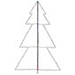 vidaXL Ziemassvētku koks, 200 LED, telpām, āra teritorijai, 98x150 cm cena un informācija | Ziemassvētku dekorācijas | 220.lv