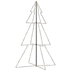 vidaXL Ziemassvētku koks, 240 LED, telpām, āra teritorijai, 118x180 cm cena un informācija | Ziemassvētku dekorācijas | 220.lv