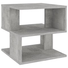 vidaXL galdiņš, betona pelēks, 40x40x40 cm, skaidu plāksne cena un informācija | Žurnālgaldiņi | 220.lv