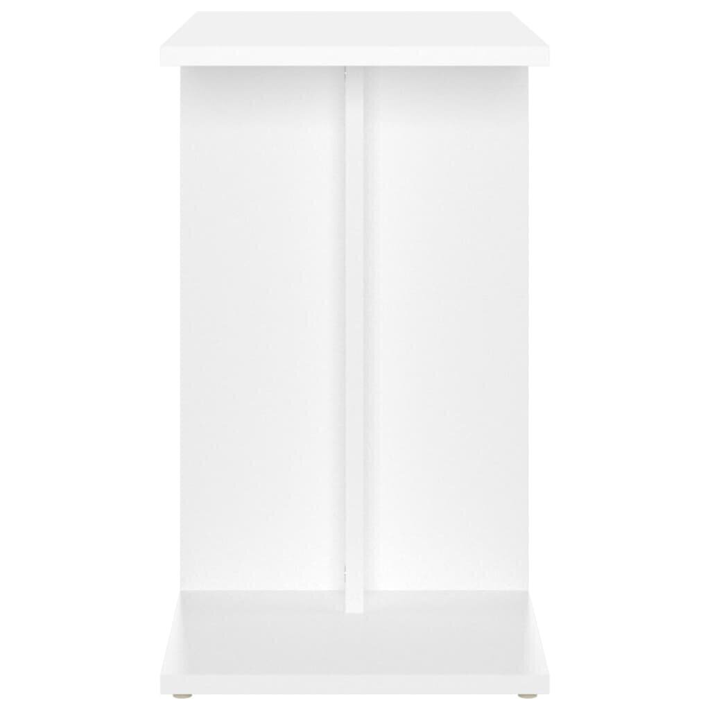 vidaXL galdiņš, balts, 50x30x50 cm, skaidu plāksne cena un informācija | Žurnālgaldiņi | 220.lv
