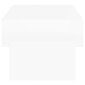 vidaXL kafijas galdiņš, balts, 105x55x32 cm, skaidu plāksne cena un informācija | Žurnālgaldiņi | 220.lv