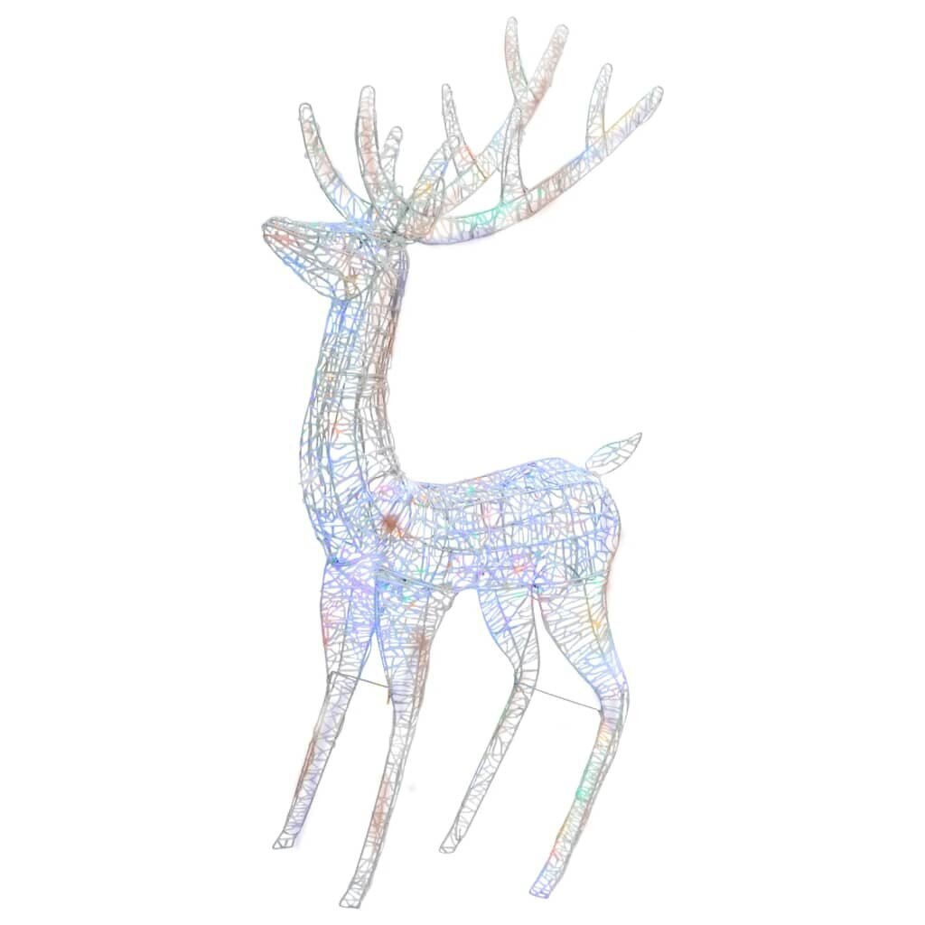 vidaXL Ziemassvētku dekorācija, ziemeļbriedis, 250 LED, 180 cm, XXL cena un informācija | Svētku dekorācijas | 220.lv