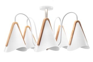 Piekaramā lampa Astrid 5, White cena un informācija | Lustras | 220.lv