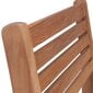 Dārza krēsli vidaXL, matrači ar rūtiņām, 4 gab., brūni cena un informācija | Dārza krēsli | 220.lv