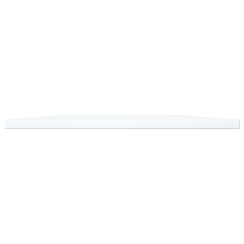vidaXL plauktu dēļi, 4 gab., balti, 80x40x1,5 cm, skaidu plāksne cena un informācija | Plaukti | 220.lv