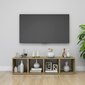 vidaXL TV plaukts, balts, ozolkoka, 37x35x37 cm, skaidu plāksne cena un informācija | Skapīši viesistabai | 220.lv