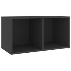 vidaXL TV plaukts, 72x35x36,5 cm, pelēks, skaidu plāksne цена и информация | Тумбы под телевизор | 220.lv