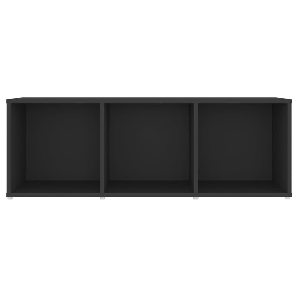 vidaXL TV plaukti, 2 gab., pelēki, 107x35x37 cm, skaidu plāksne cena un informācija | TV galdiņi | 220.lv