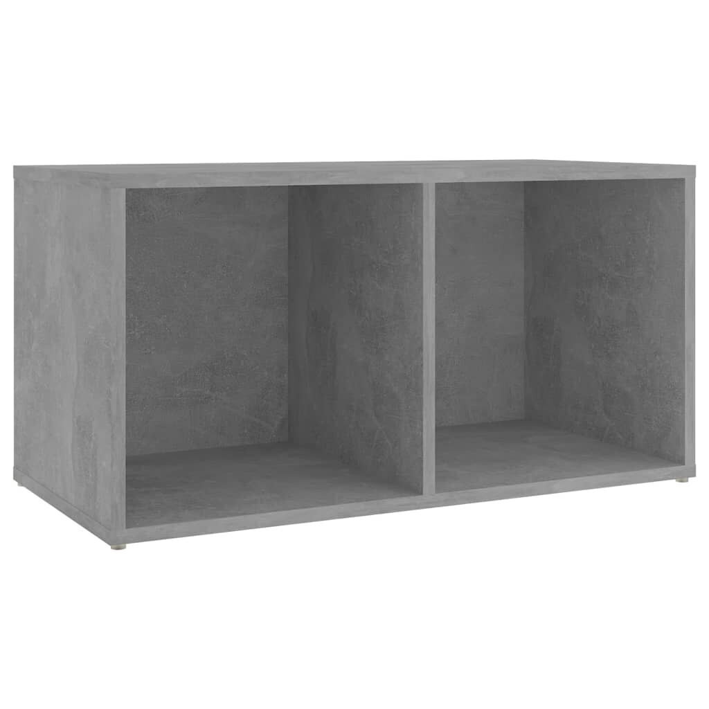 vidaXL TV plaukti, 2 gab., betona pelēki, 72x35x36,5 cm, skaidu plātne cena un informācija | TV galdiņi | 220.lv