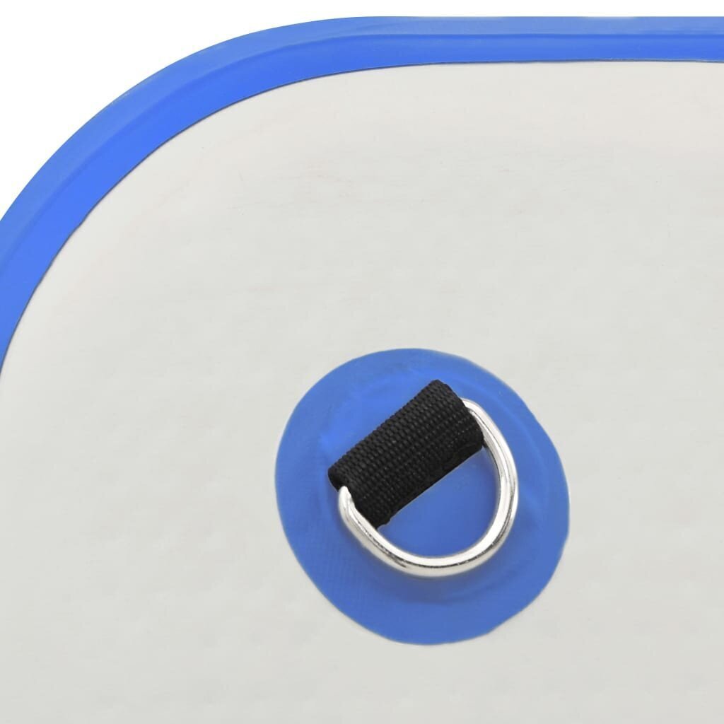vidaXL piepūšama peldošā platforma, zila un balta, 200x150x15 cm cena un informācija | Piepūšamie matrači un mēbeles | 220.lv