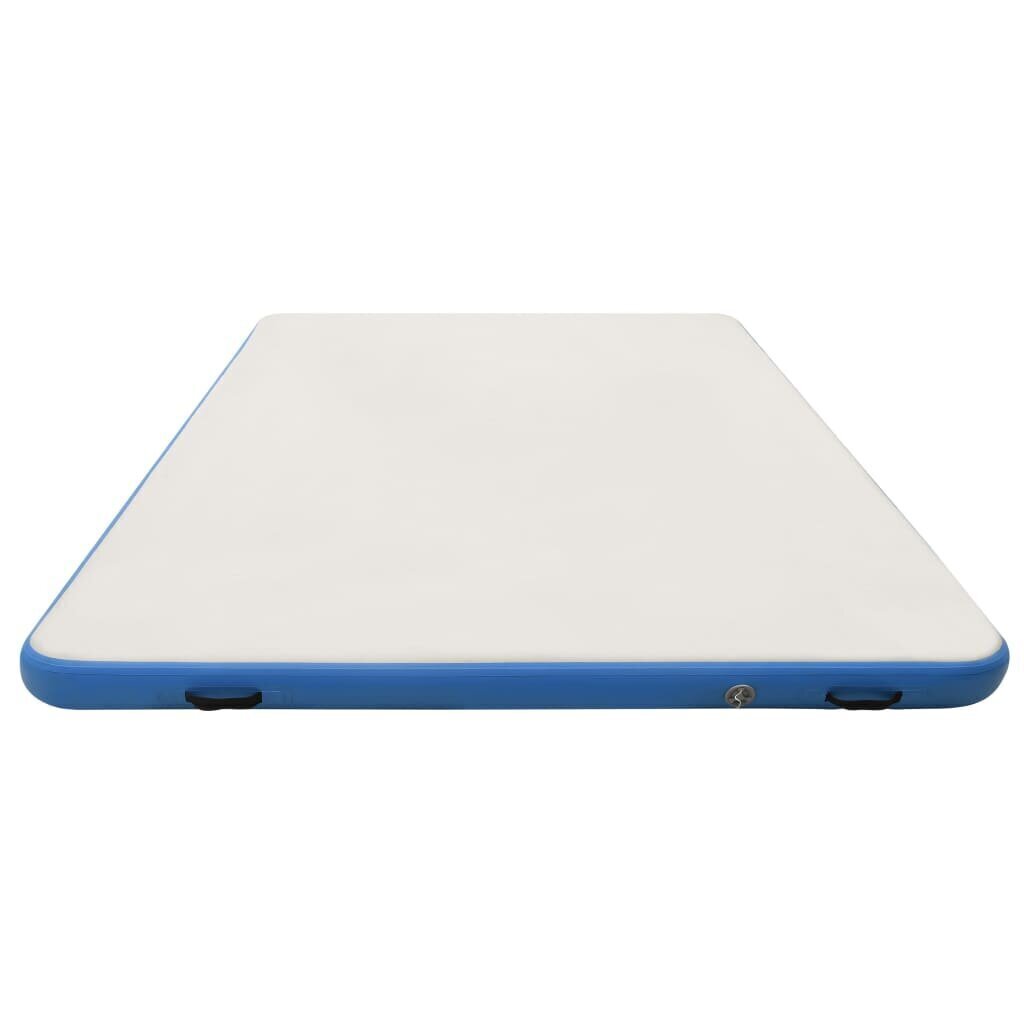 vidaXL piepūšama peldošā platforma, zils un balts, 300x300x15 cm цена и информация | Piepūšamie matrači un mēbeles | 220.lv