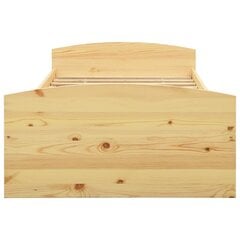 vidaXL gultas rāmis ar 2 atvilktnēm, priedes koks, 90x200 cm цена и информация | Кровати | 220.lv