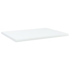 vidaXL plauktu dēļi, 4 gab., balti, 40x30x1,5 cm, skaidu plāksne цена и информация | Полки | 220.lv