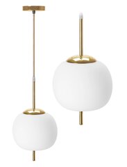 Piekaramā lampa Modern Apple, White/Gold цена и информация | Люстры | 220.lv