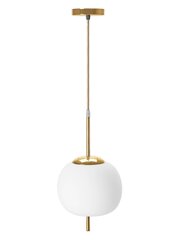 Piekaramā lampa Modern Apple, White/Gold cena un informācija | Lustras | 220.lv