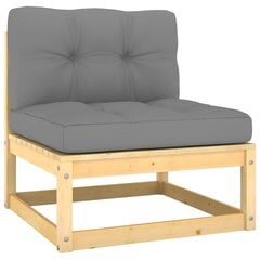 Četrvietīgs dīvāns ar matračiem vidaXL, brūns cena un informācija | Dārza krēsli | 220.lv