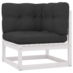 Četrvietīgs dārza dīvāns ar matračiem vidaXL cena un informācija | Dārza krēsli | 220.lv